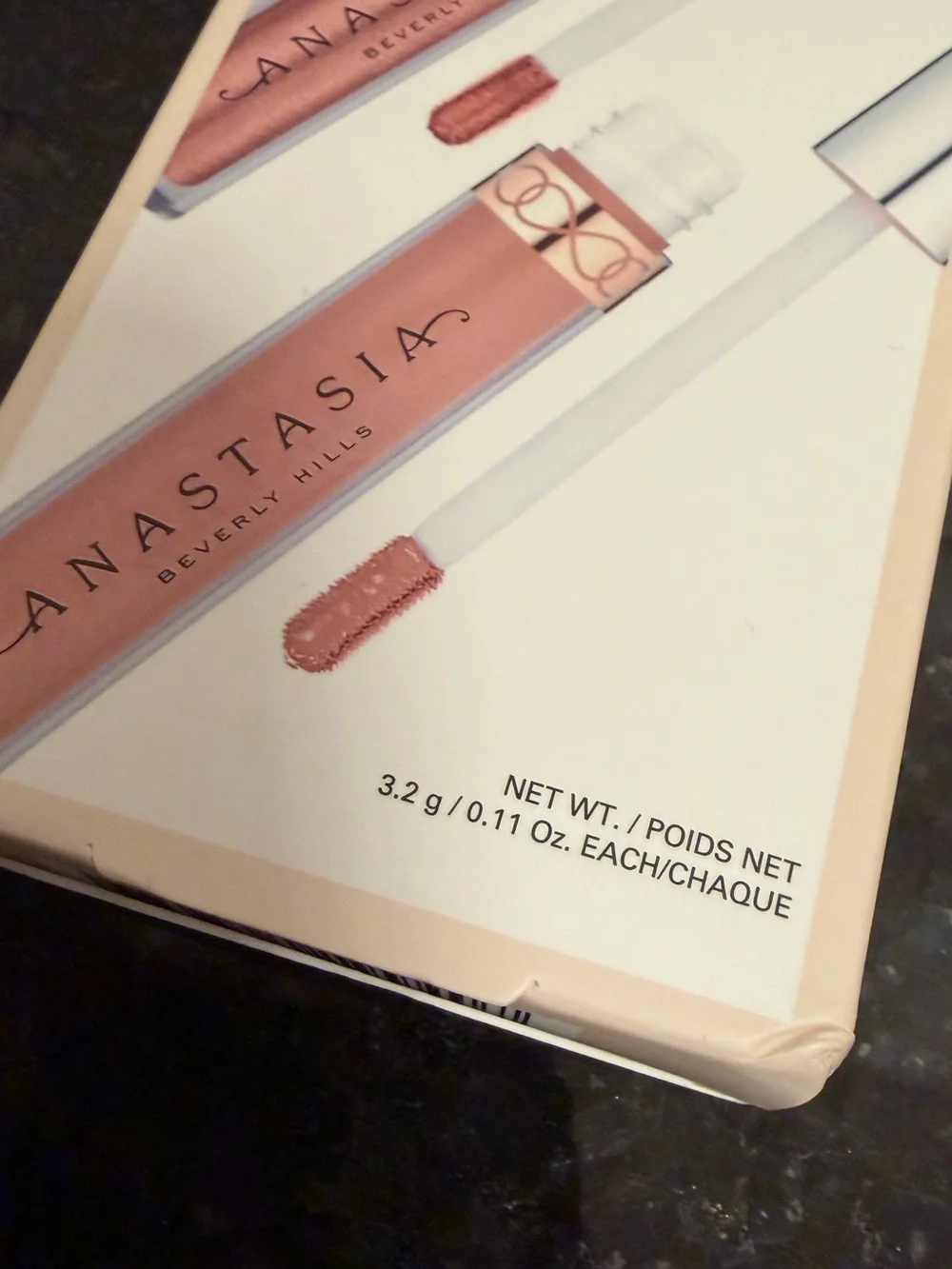 Anastasia Beverly Hills Lip Gloss Duo  - Warm Bronze & Toffee - New in Box